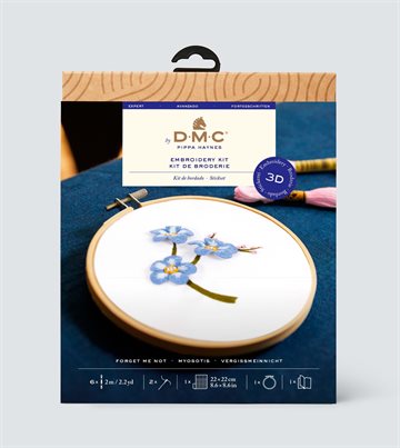 broderikit, blomster kit